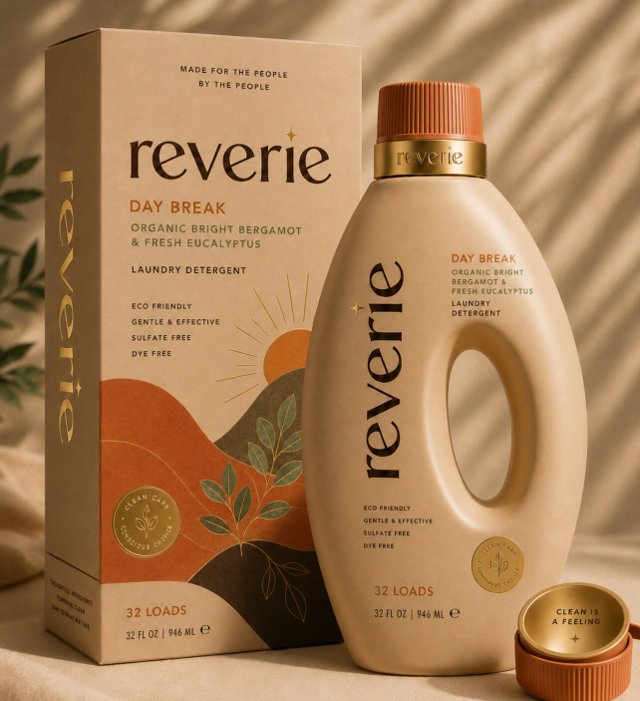 Reverie Day Break packaging and bottle